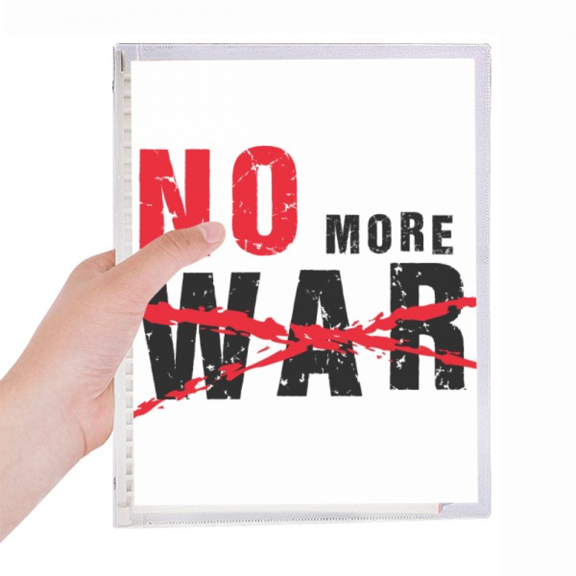 no more war love peworld notebook loose diary refillable journal statiry