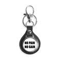 thumbnail image 1 of no pain no gain quote black encoupositive key link chain keyholder finder hook metal, 1 of 3