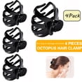 thumbnail image 1 of LNKOO 4Pcs Large Octopus Hair Clip No-Slip Grip Octopus Hair Claw Hair Plastic Jaw Clips Spider Hair Claw for Thick to Thin Hair Women and Girls French Hair Clips, 1 of 7