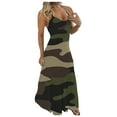 thumbnail image 1 of noarlalf summer dresses for women women's ladies plus size camouflage sleeveless v-collar long dress maxi dress plus size dress for women, 1 of 9