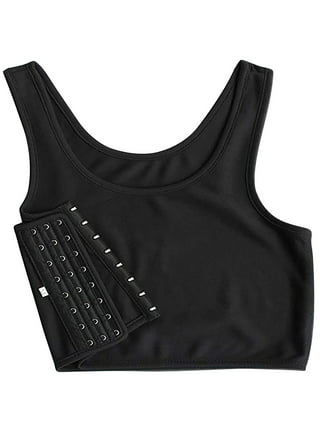 Underworks Econo High Power Chest Binder Tank Black X-Small at   Women's Clothing store
