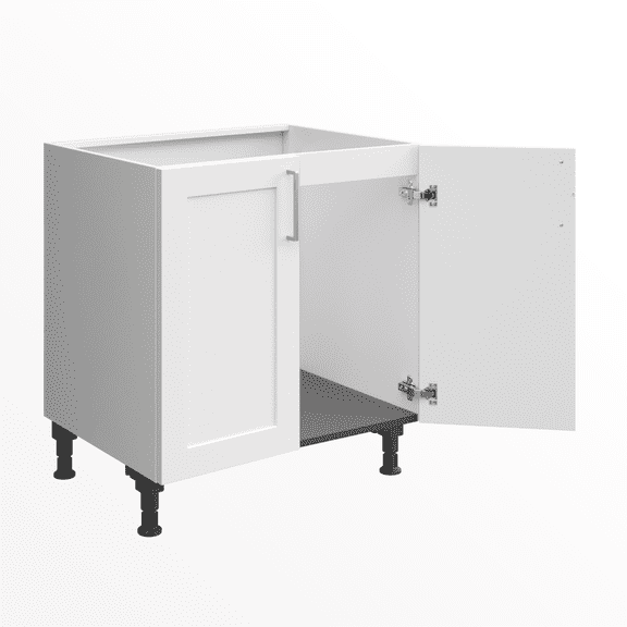 Premium fully-assembled German white shaker water-resistant sink unit 31.5"(80 cm) 2 doors