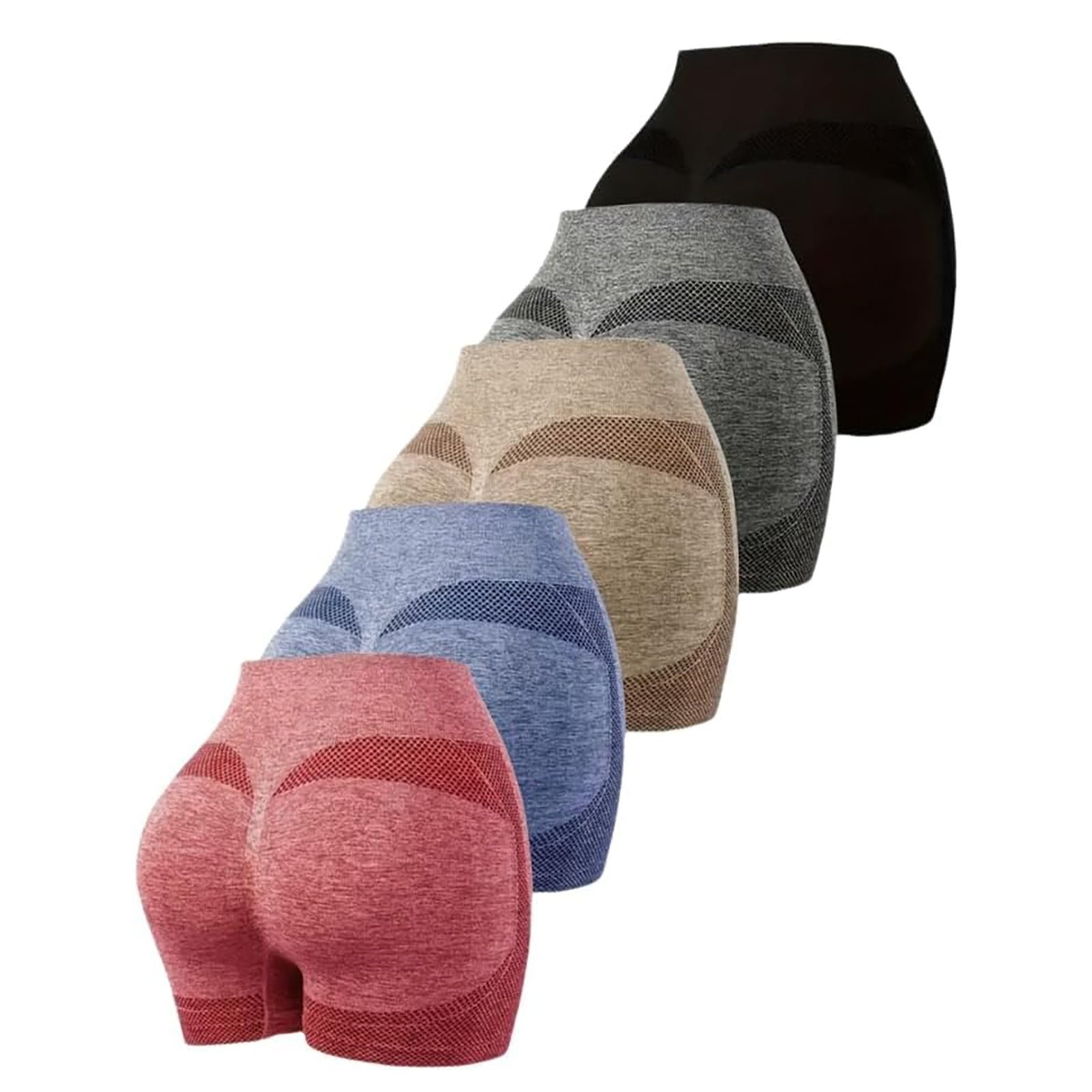 Workout Butt Lifting Shorts For Women High Waisted Seamless Gym Yoga Booty Shorts