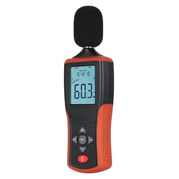 noise meter,Decibel Meter Time Response Noise 30db To 130db With Lcd Display Portable Spl Meter 130db Time Response With 30db Display Portable Spl 30db To Buzhi Meter With Black & Red