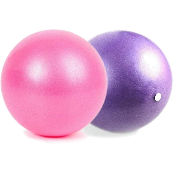 nononfish Mini Exercise Ball for Yoga,Pilates, Stability Exercise Workout, Core and Physical Small Bender Ball 9 Inch with Inflatable Straw