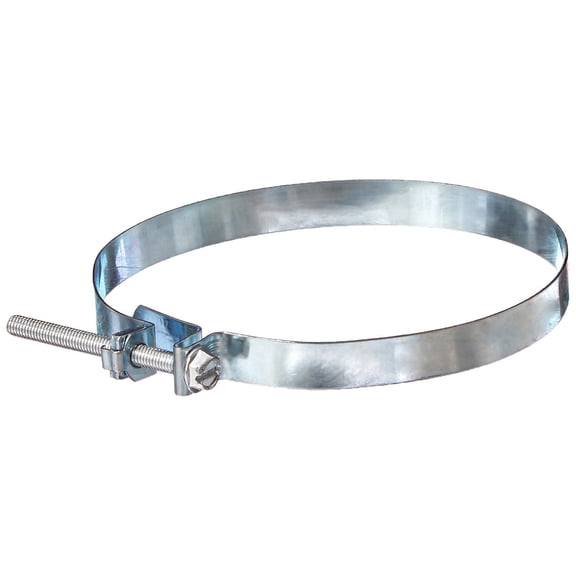 Norma Pennsylvania Inc Breeze DV4 4" Galvanized Nut and Bolt Style Clamp for Dryer Vent Installation