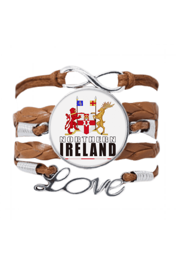 northern ireland logo map flag bracelet chain ornament wristband