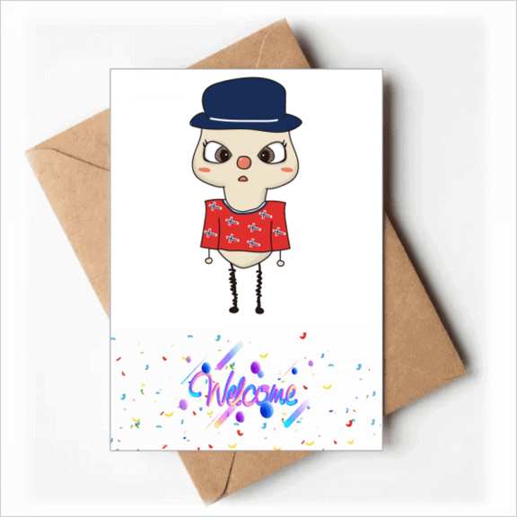 norway country eu flag uu Welcome Back Greeting Cards Envelopes Blank