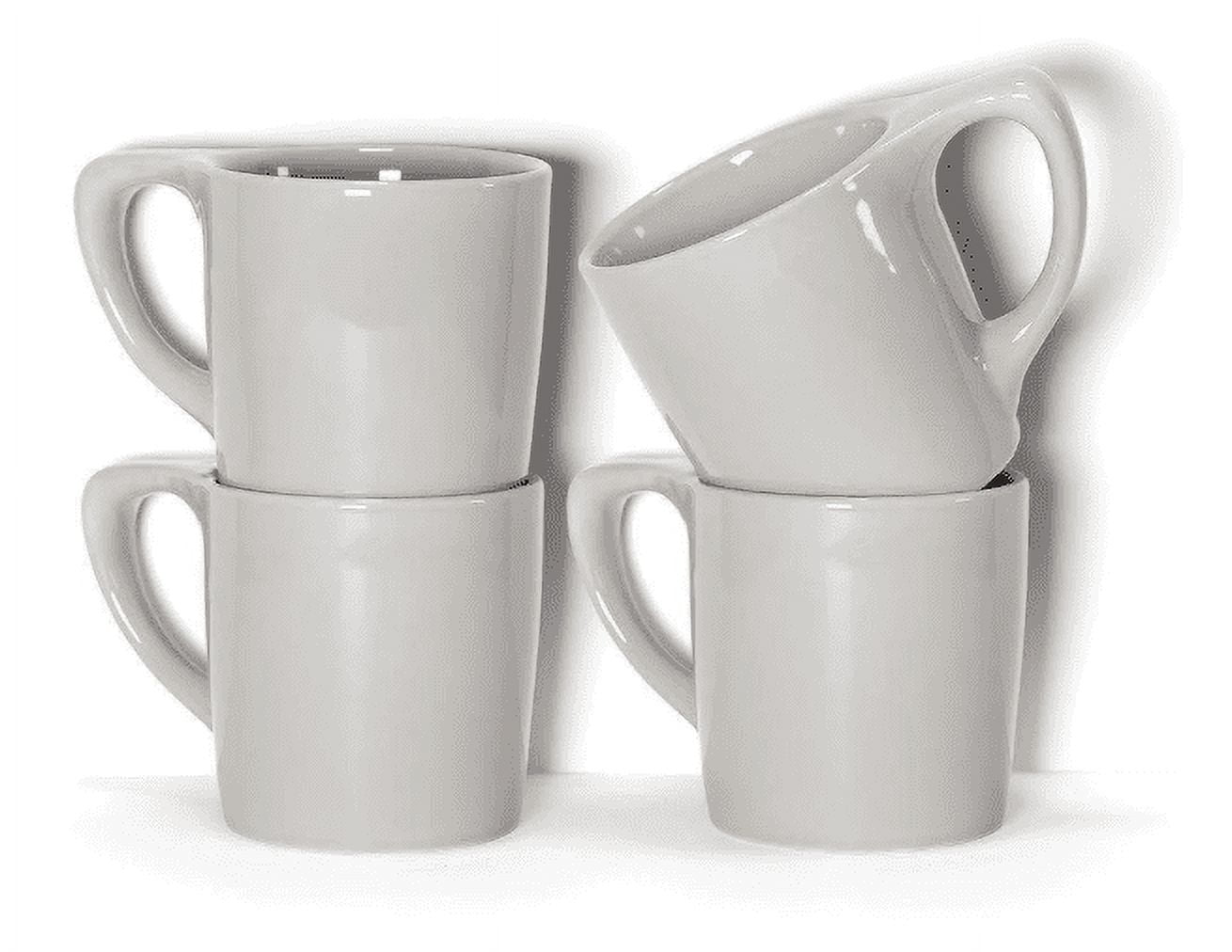 Gibson Home Everyday Contempo Hues Assorted Ceramic 15-Ounce Mug Set with  Rack, Set of 6 