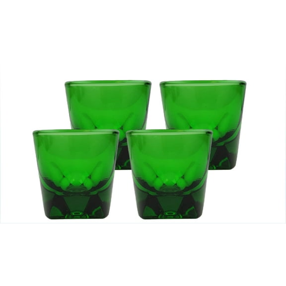 notNeutral VERO Glass Espresso, 3 oz., Emerald Green (4)