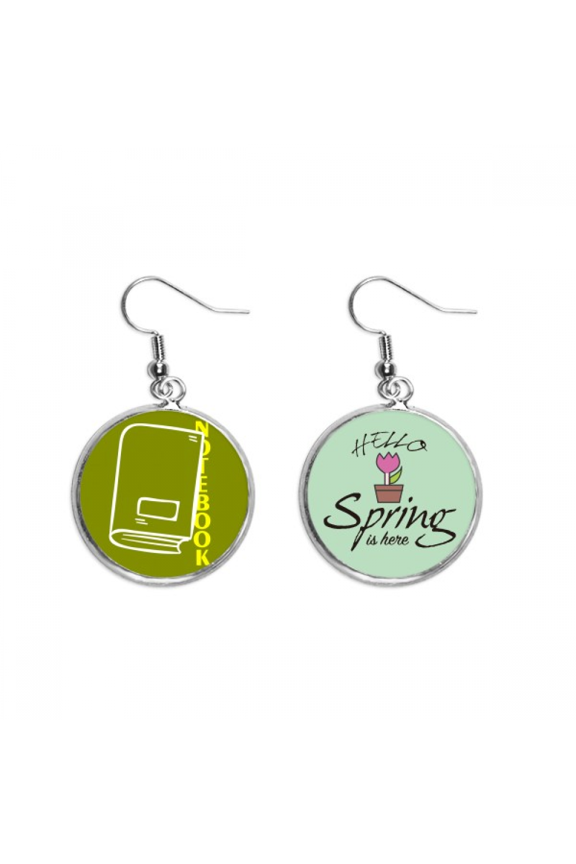notebook recording learning teaching decoration dangle season sp earring jewelry