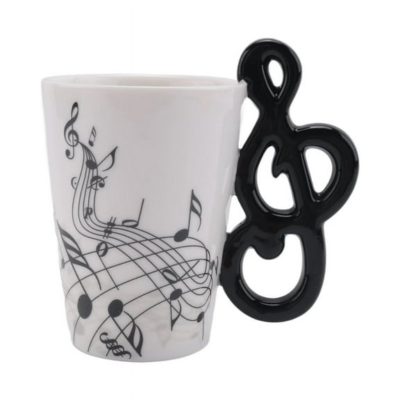 novelty note handle ceramic cup free spectrum coffee milk tea cup personality mug un xc2469