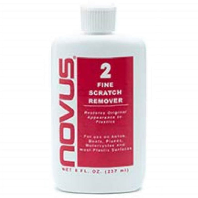 novus 2 plastic fine scratch remover - 8 oz. - 2 pack 