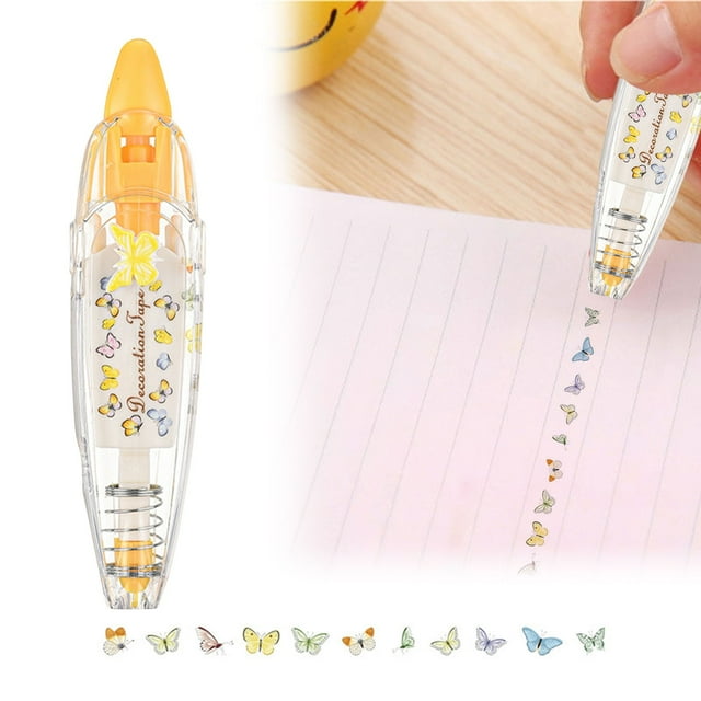 npkgvia Clearance,Decorative Tape Pen Cute Animals Type Decorative Pen