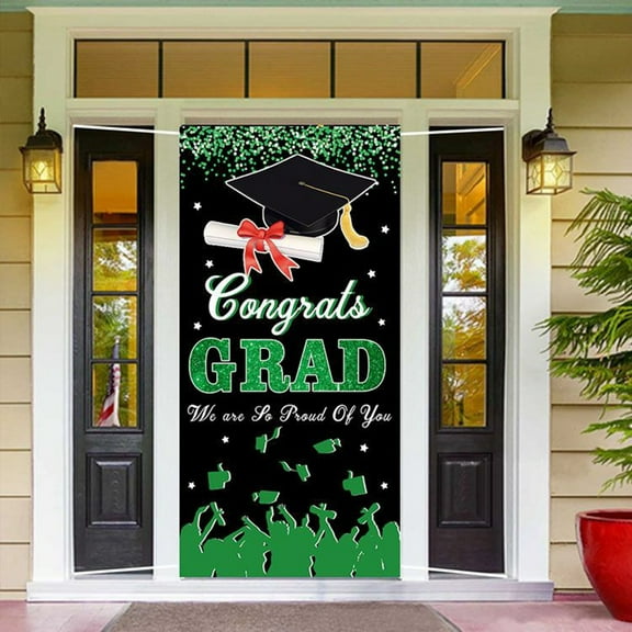 npkgvia Graduation Decorations Class of 2024,Graduation Backdrop,Graduation Season Background Banner Party Decoration Articles Flag Hanging,Congratulations Banner,2024 Graduation Party Decorations