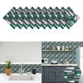 npkgvia Stickers,1Set 10pc Self Adhesive Tile 3D Sticker Kitchen