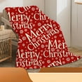 thumbnail image 1 of npkgvia Red Blanket，Christmas Throw Blanket，Christmas Fleece Blanket，Holiday Blankets，Christmas Plush Blanket，100X77cm， Modern Holiday Party Flannel Cozy Washable Living Room Couch Bed 47x60inch, 1 of 8