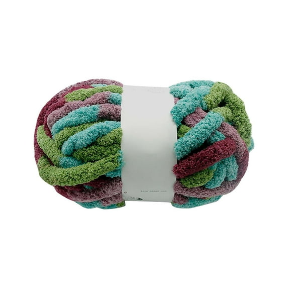 npkgvia Red Heart Yarn,Velvet Yarn,Plush Yarn,Chunky Yarn For Crocheting,Crochet Yarn Bundle,Chunky Chenille Yarn,Handmade Knitting Litter Dalehand Knitted Scarf Woolball About 25.6 M/28 Yards Long