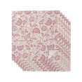 thumbnail image 1 of nqOlkjepod Abstract Spring Floral Cloth Napkins Set of 6 Reusable Dinner Napkins, Farmhouse Summer Botanical Cocktail Napkin Washable Table Napkins for Wedding/Holiday Party/Baby Shower 20"x20", 1 of 8