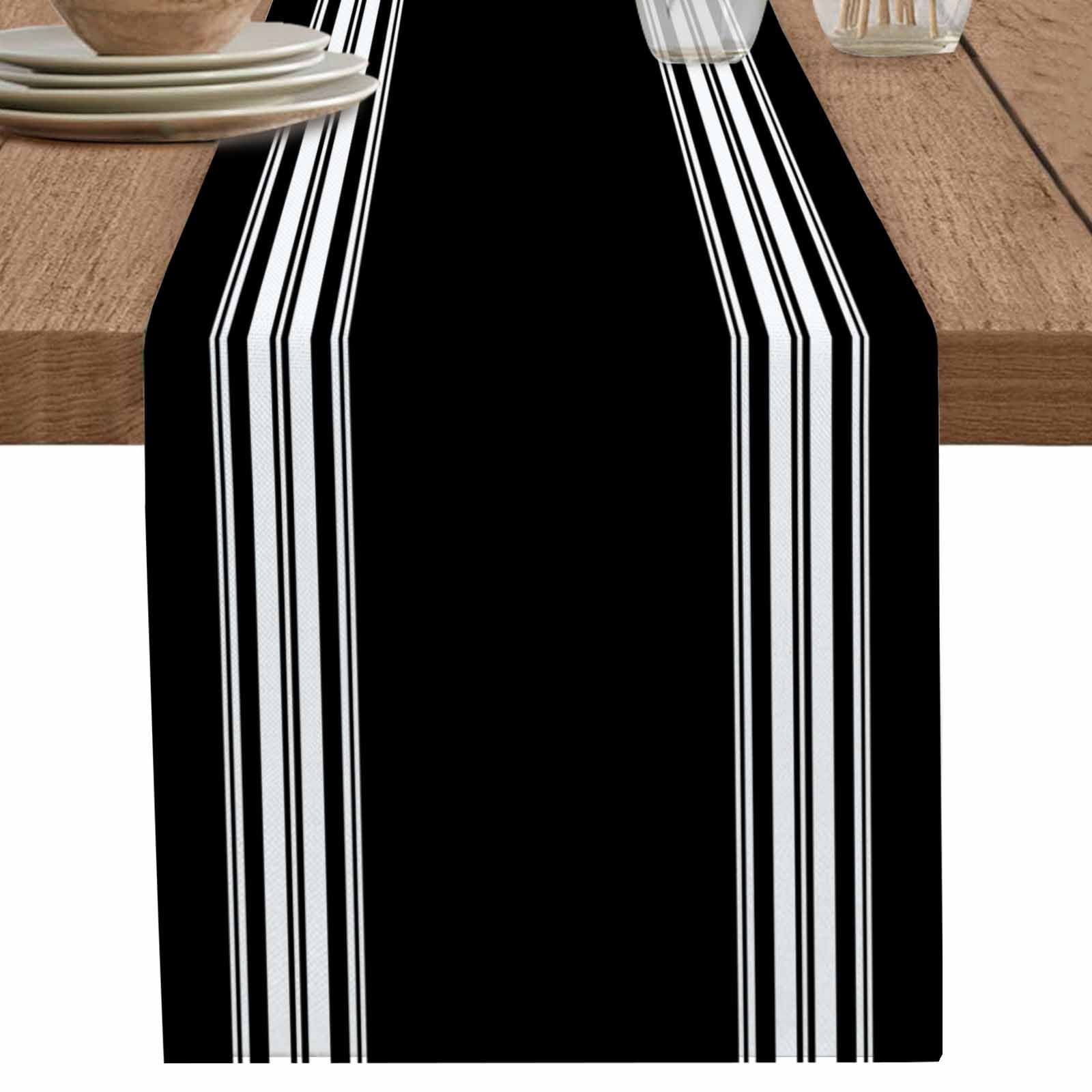 Black Stripe Table Runner main image 1