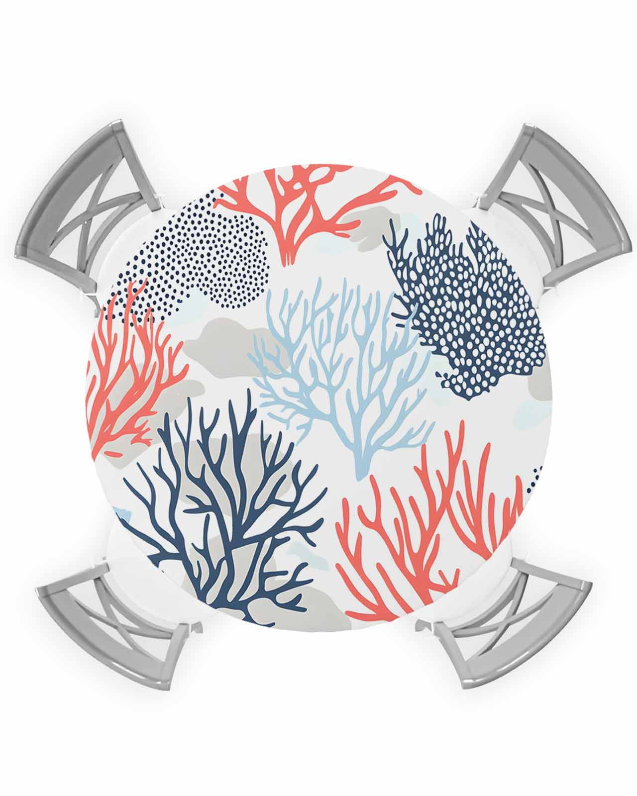 Squared Table Cover The Blue Corals