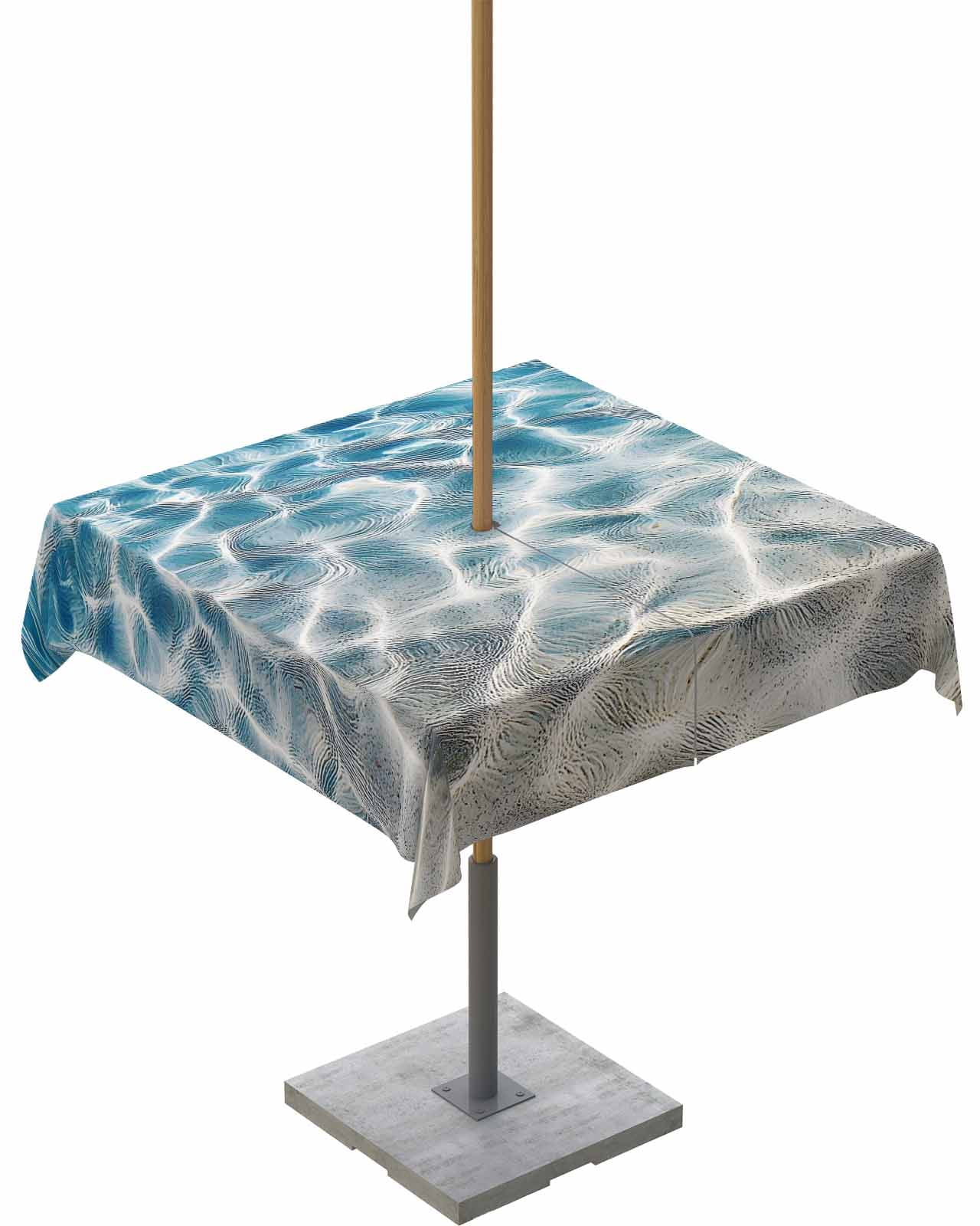 Waterproof tablecover Blue Flare