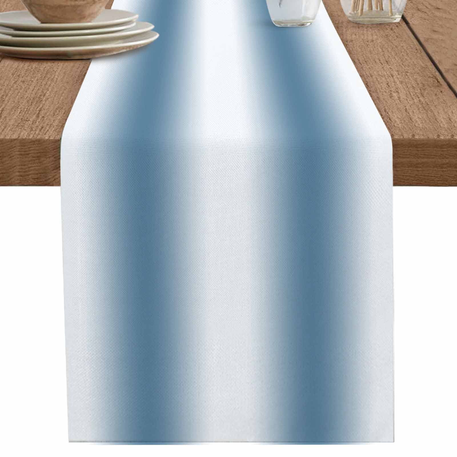 nqOlkjepod Blue Ombre Table Runner 72 Inches Long Farmhouse Dress ...