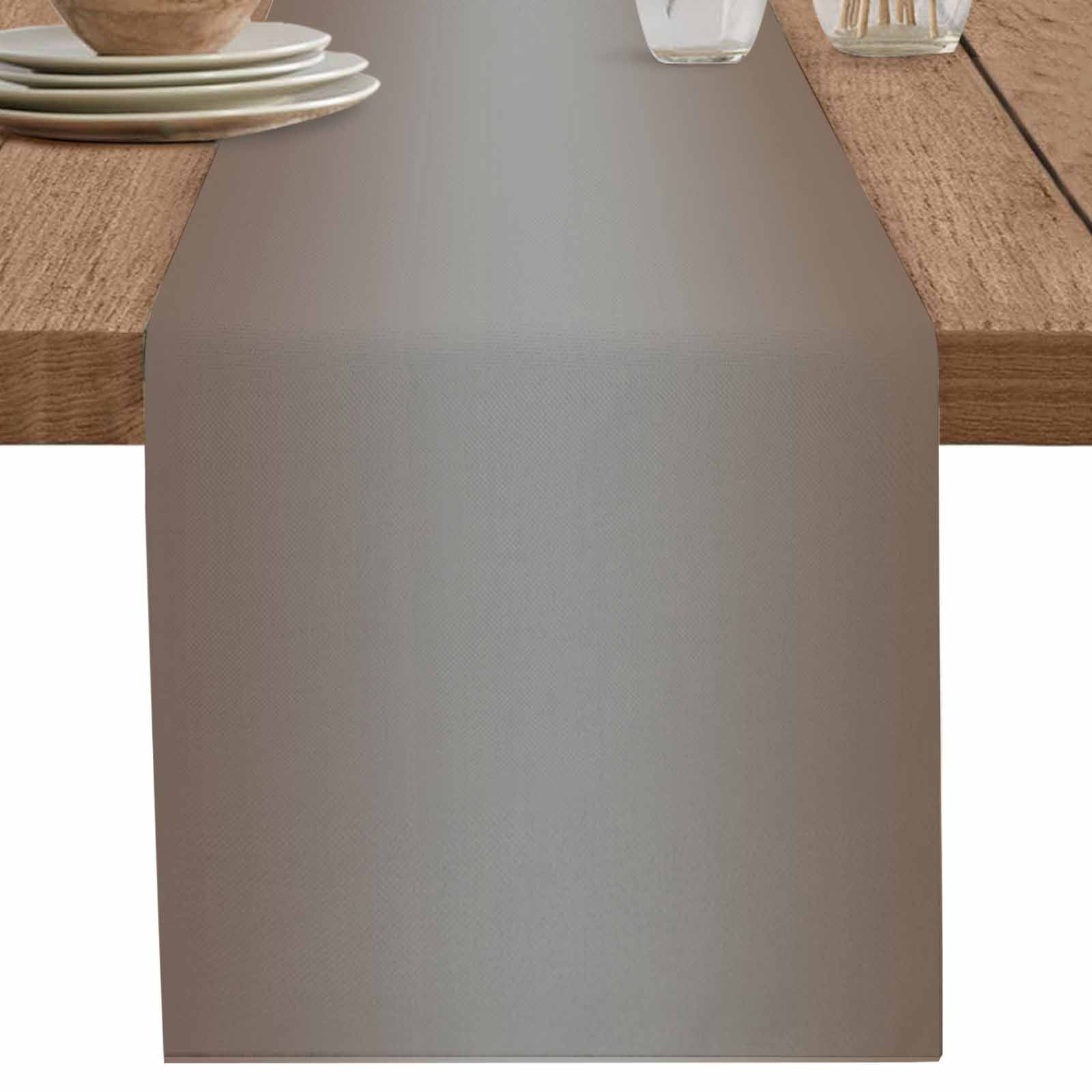 nqOlkjepod Brown Gray Ombre Table Runner 72 Inches Long Farmhouse Dress ...