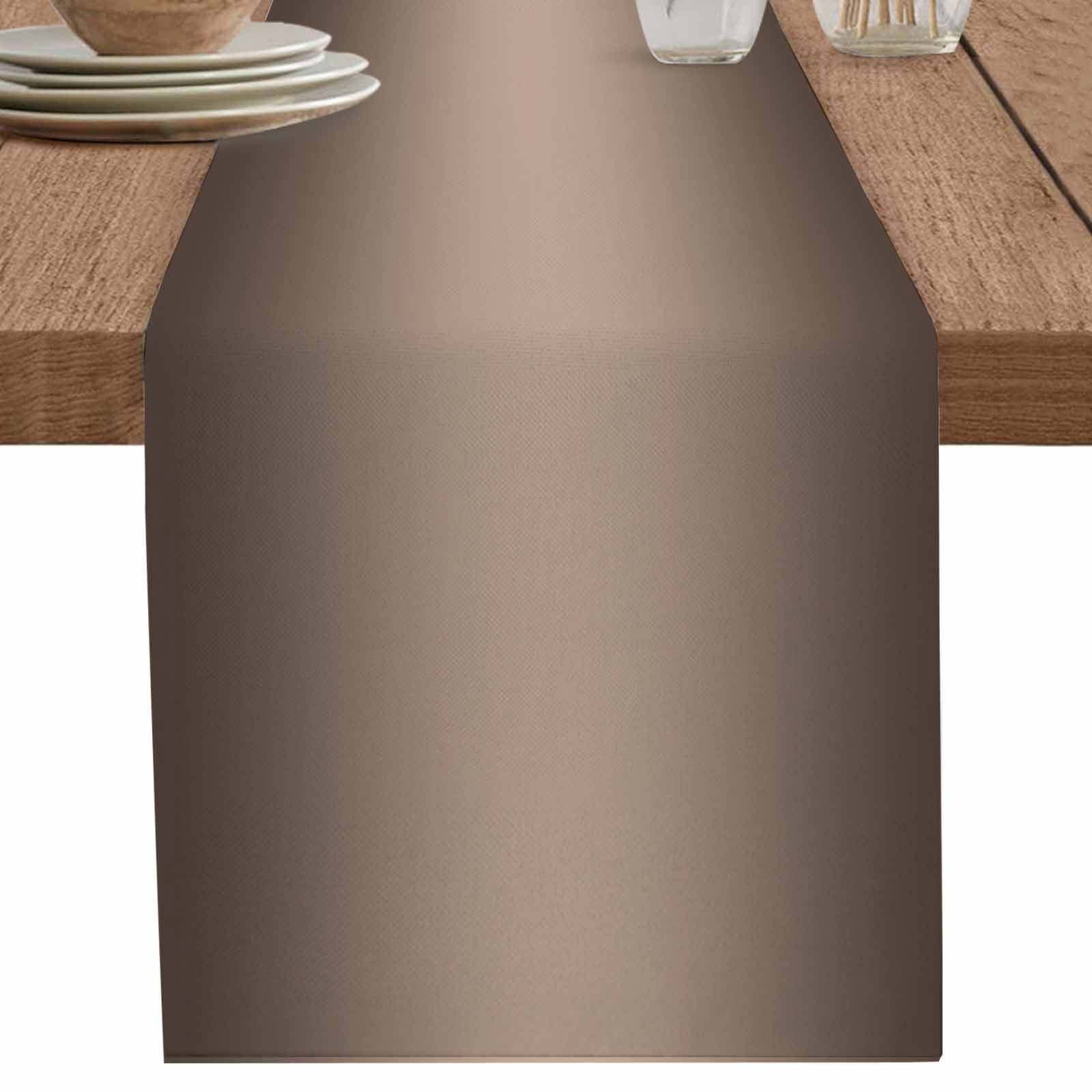 nqOlkjepod Brown Ombre Table Runner 70 Inches Long Farmhouse Dress ...