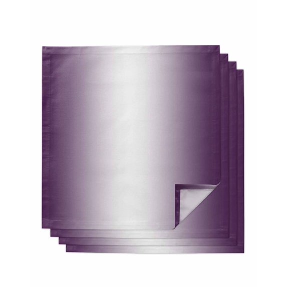 nqOlkjepod Dark Purple Ombre Cloth Napkins Set of 4 Reusable Dinner Napkins, Purple White Gradient Modern Abstract Art Cocktail Napkin Washable Table Napkins for Wedding/Party/Baby Shower 20"x20"