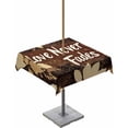 thumbnail image 1 of nqOlkjepod Fall Leaves Outdoor Tablecloth with Umbrella Hole & Zipper, Brown Beige Leaf Square Table Cover 54x54 Inch, Dining Waterproof Table Cloth Protector for Patio/Party/Picnic, 1 of 7
