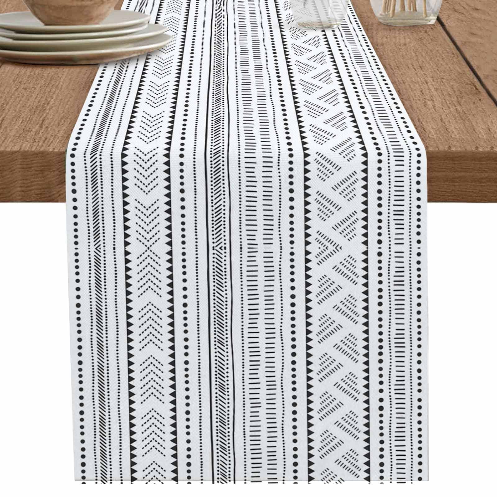nqOlkjepod Farmhouse Boho Table Runner 70 Inches Long Farmhouse Dress ...