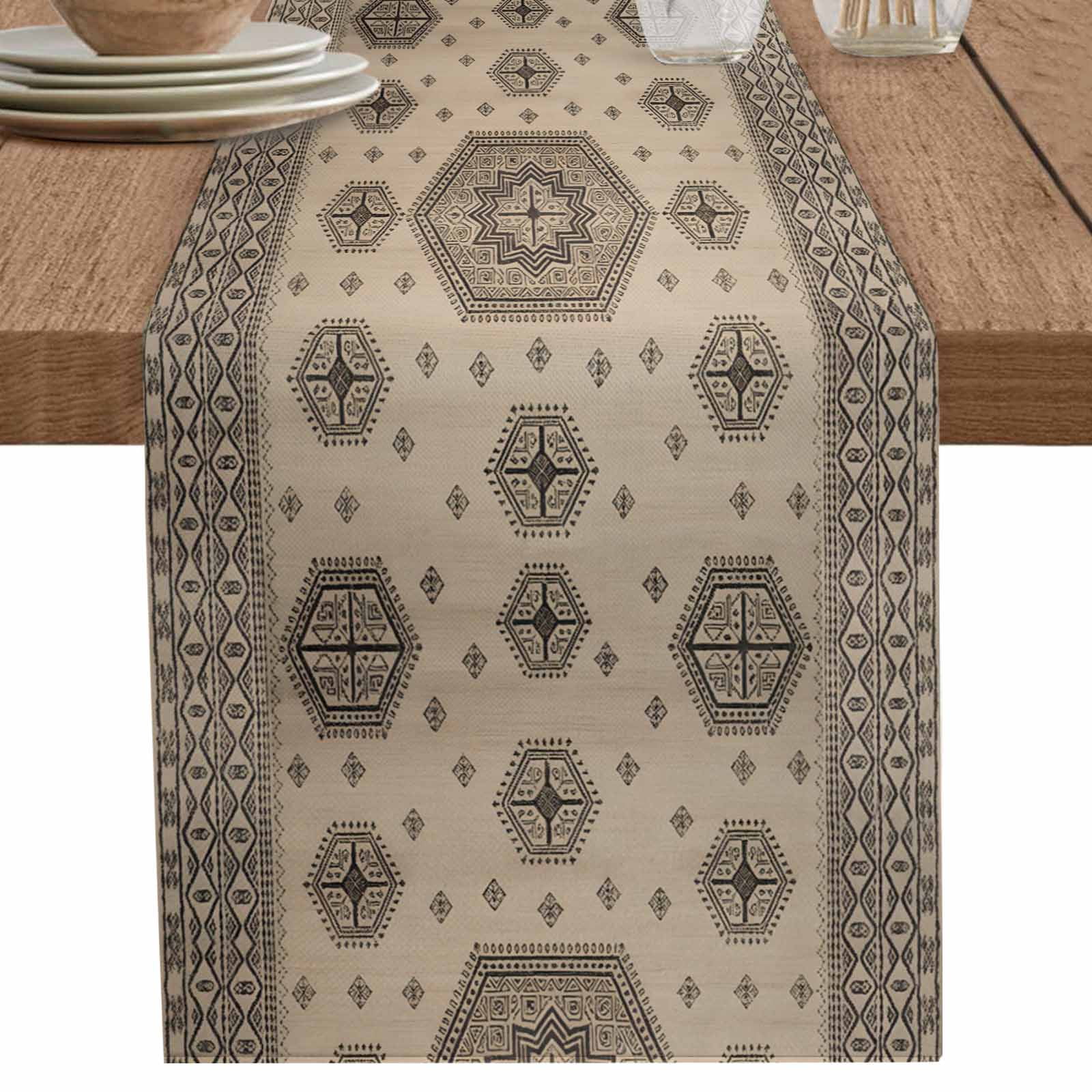 nqOlkjepod Farmhouse Boho Table Runner 70 Inches Long Farmhouse Dress ...