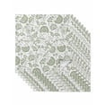 thumbnail image 1 of nqOlkjepod Farmhouse Spring Cloth Napkins Set of 8 Reusable Dinner Napkins, Sage Green Fruit Plant Leaf Flower Cocktail Napkin Washable Table Napkins for Wedding/Holiday Party/Baby Shower 20"x20", 1 of 8