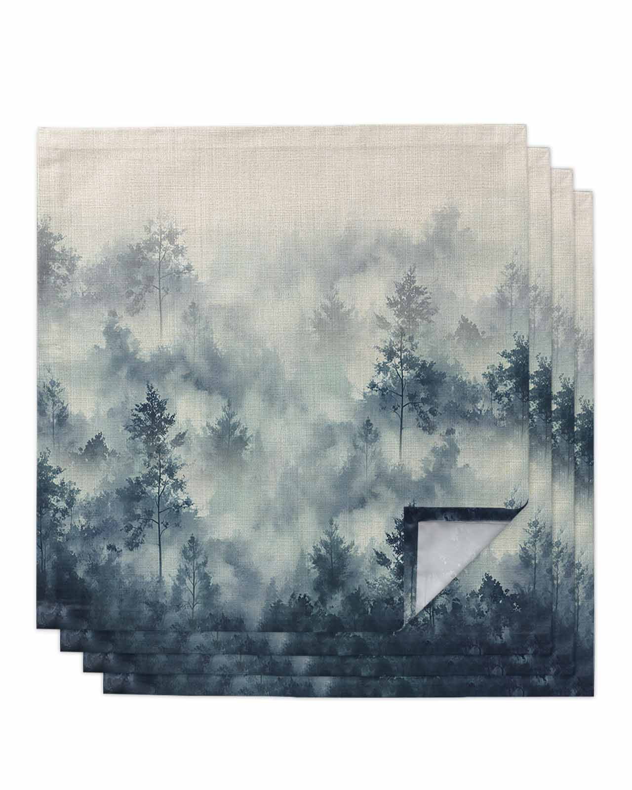 Couleur Nature Giverny Napkins Multicolor - Set of 4 main image 0
