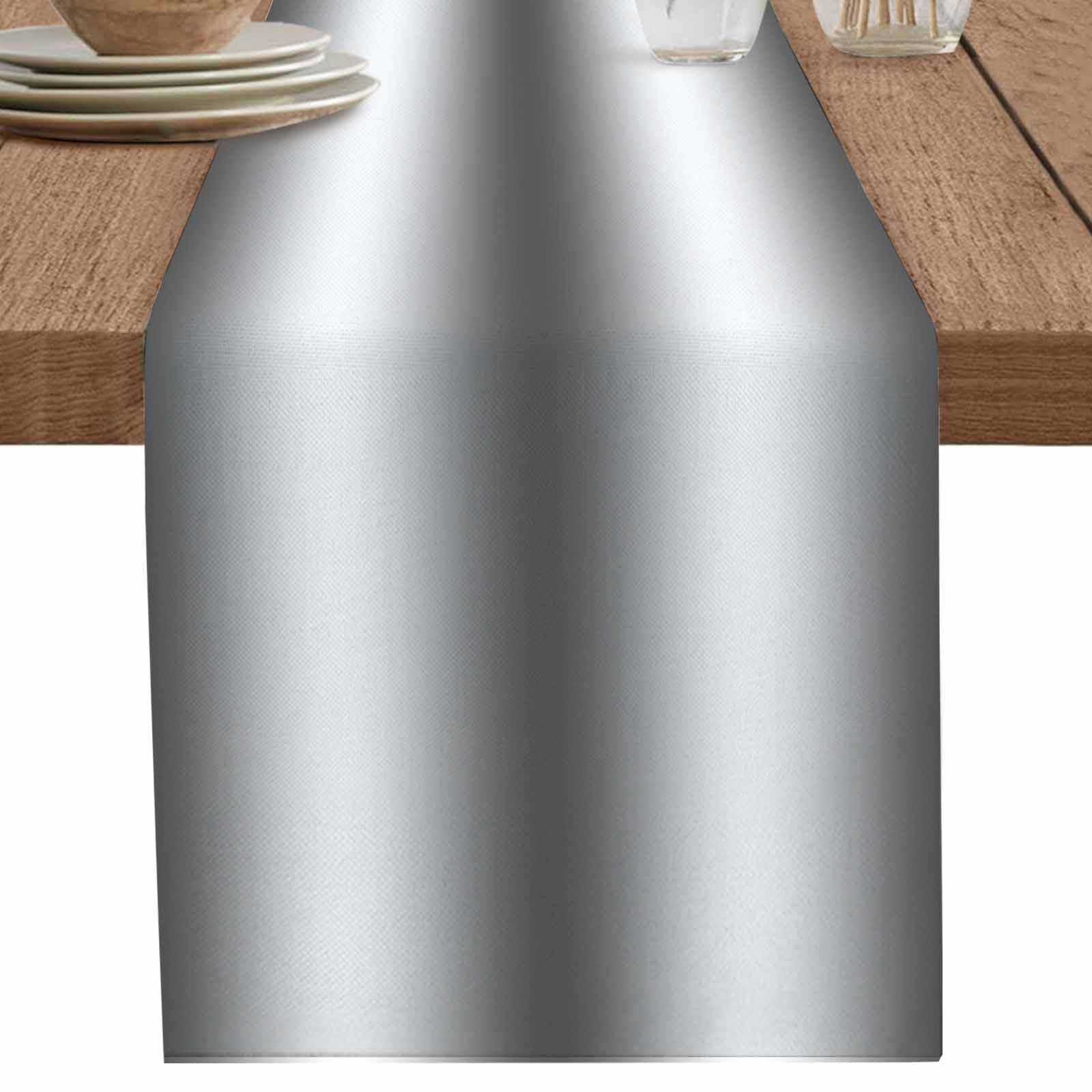 nqOlkjepod Gray White Ombre Table Runner 72 Inches Long Farmhouse Dress ...