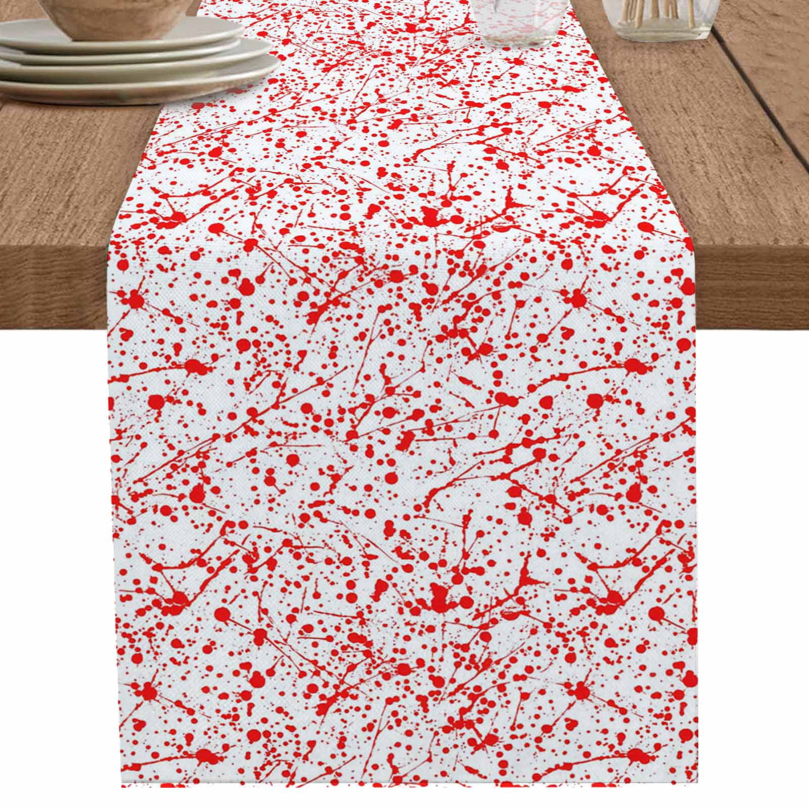 nqOlkjepod Halloween Table Runner 108 Inches Long Farmhouse Dress ...