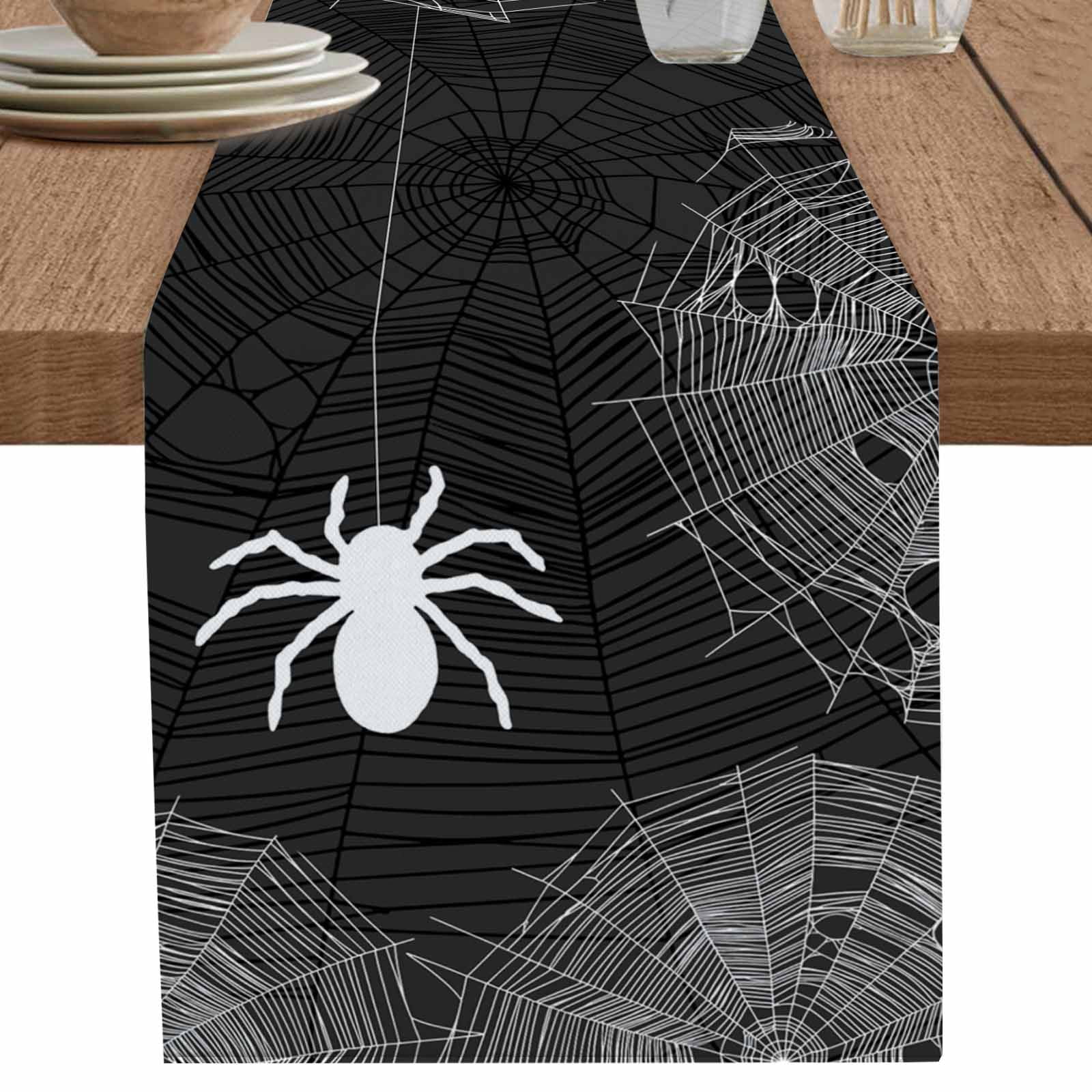 nqOlkjepod Halloween Table Runner 108 Inches Long Farmhouse Dress ...