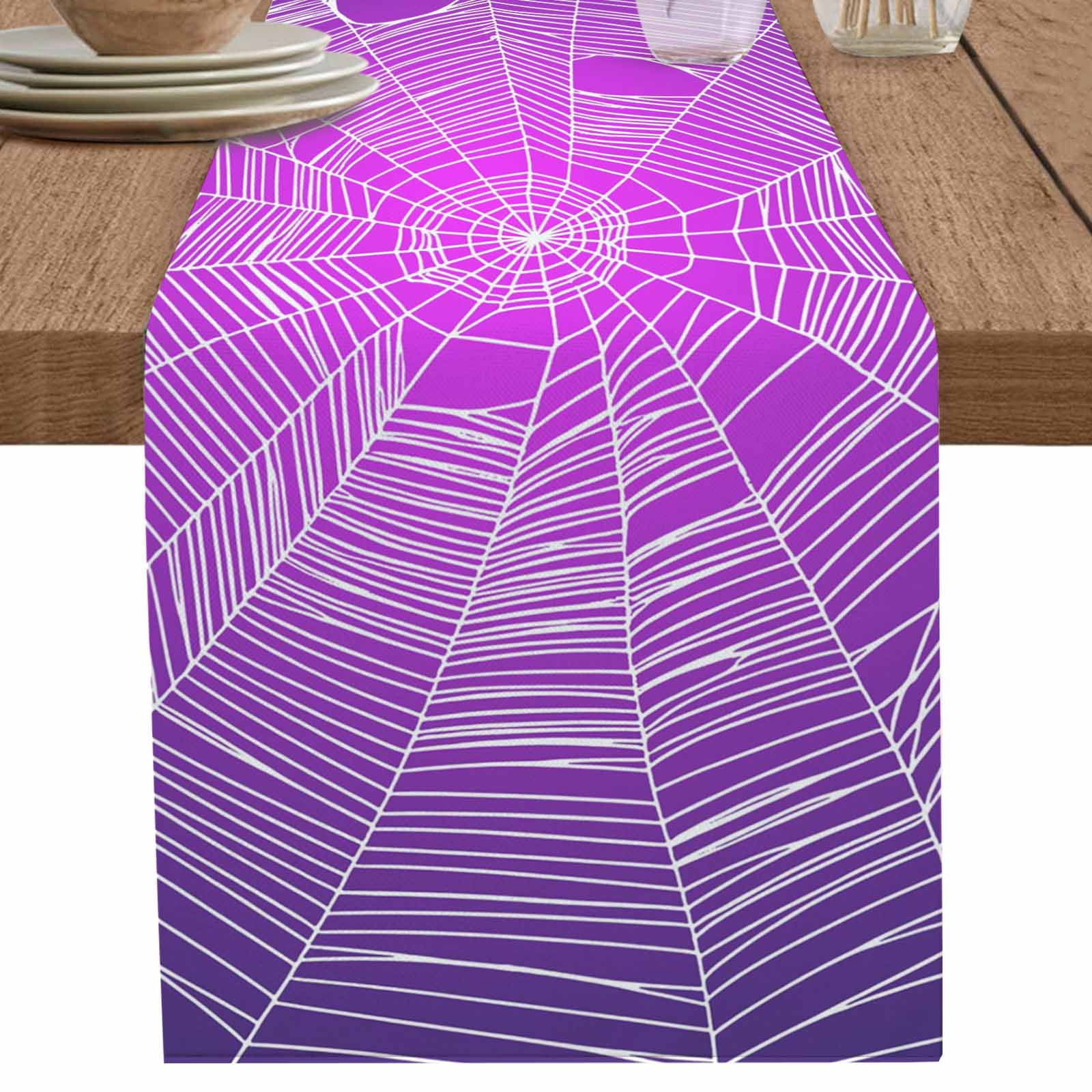 nqOlkjepod Halloween Table Runner 72 Inches Long Farmhouse Dress ...