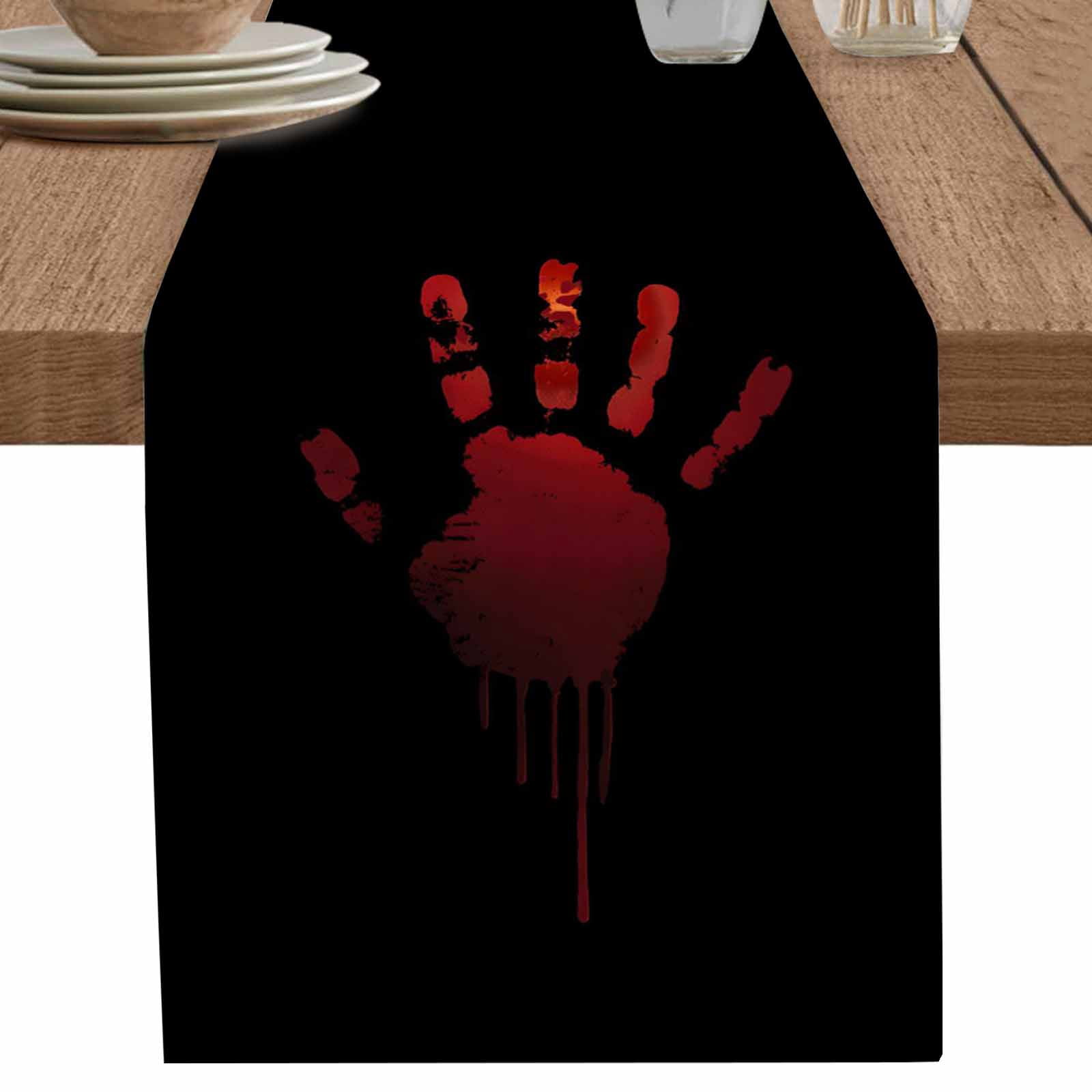 nqOlkjepod Horror Halloween Table Runner 108 Inches Long Farmhouse ...