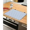 thumbnail image 1 of nqOlkjepod Large Induction Cooktop Protector Mat 24"x21", Blue Floral Boho Stove Top Covers for Electric Stove, Retro Ethnic Tribe Abstract Art Stove Burner Cover Mats, Glass Top Stove Cover, 1 of 8