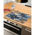 thumbnail image 1 of nqOlkjepod Large Induction Cooktop Protector Mat 24"x21", Blue Spring Floral Stove Top Covers for Electric Stove, Vintage Summer Botanical Art Stove Burner Cover Mats, Glass Top Stove Cover, 1 of 8