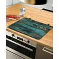 thumbnail image 1 of nqOlkjepod Large Induction Cooktop Protector Mat 24"x21", Teal Brown Vintage Wood Stove Top Covers for Electric Stove, Abstract Retro Shabby Plank Stove Burner Cover Mats, Glass Top Stove Cover, 1 of 8