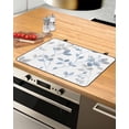 thumbnail image 1 of nqOlkjepod Large Induction Cooktop Protector Mat 31"x24", Blue Branches Leaves Stove Top Covers for Electric Stove, Spring Summer Botanical Pastoral Stove Burner Cover Mats, Glass Top Stove Cover, 1 of 8