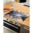 thumbnail image 1 of nqOlkjepod Large Induction Cooktop Protector Mat 31"x24", Grey Mountain Stove Top Covers for Electric Stove, Forest Modern Art Farmhouse Decorative Stove Burner Cover Mats, Glass Top Stove Cover, 1 of 8