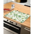 thumbnail image 1 of nqOlkjepod Large Induction Cooktop Protector Mat 36"x21", Pastoral Leaves Stove Top Covers for Electric Stove, Spring Retro Botanical Garden Plant Stove Burner Cover Mats, Glass Top Stove Cover, 1 of 8