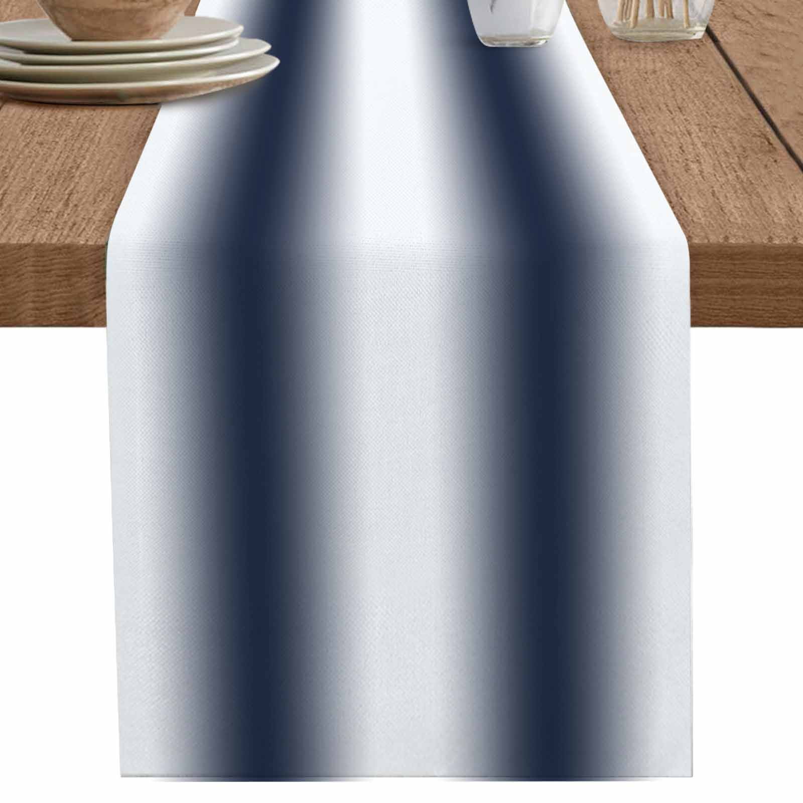 nqOlkjepod Navy Blue Ombre Table Runner 72 Inches Long Farmhouse Dress ...