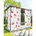 thumbnail image 1 of nqOlkjepod Outdoor Curtains for Patio Waterproof, Cherry Rustic Outdoor Privacy Panels Grommet, Spring Summer Tropic Fruit Watercolor Blackout Outside Curtains for Porch/Cabana 54"x84", 1 Panel, 1 of 8