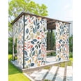 thumbnail image 1 of nqOlkjepod Outdoor Curtains for Patio Waterproof, Colorful Botanical Outdoor Privacy Panels Grommet, Spring Summer Leaf Floral Pastoral Blackout Outside Curtains for Porch/Cabana 54"x84", 1 Panel, 1 of 8