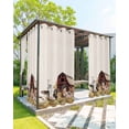 thumbnail image 1 of nqOlkjepod Outdoor Curtains for Patio Waterproof, Farm Cow Pig Outdoor Privacy Panels Grommet, Farmhouse Animals Retro Fench Wood Bran Blackout Outside Curtains for Porch/Cabana 54"x84", 2 Panels, 1 of 8